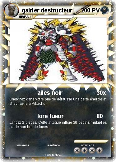 Pokemon gairier destructeur