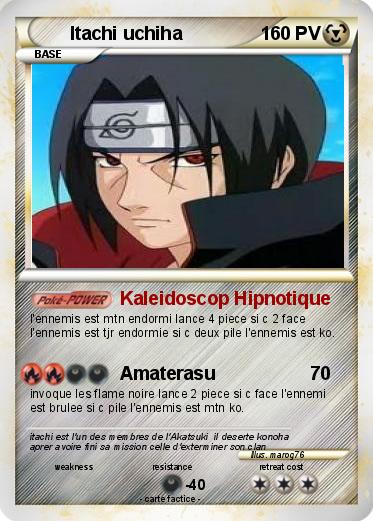 Pokemon Itachi uchiha