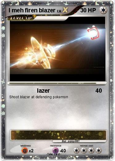 Pokemon I meh firen blazer
