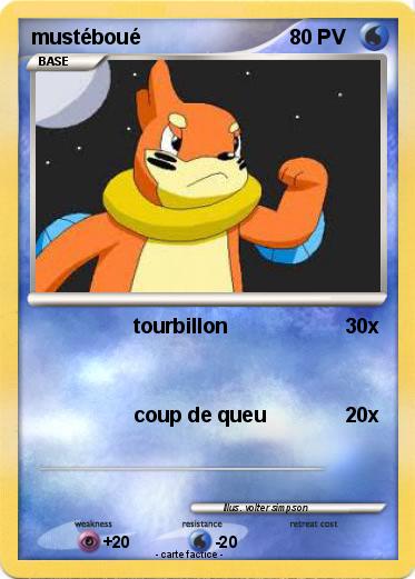 Pokemon mustéboué