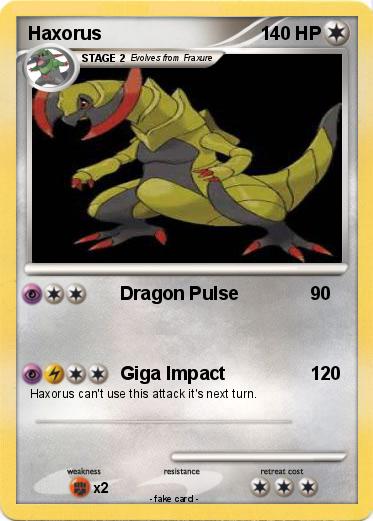 Pokemon Haxorus