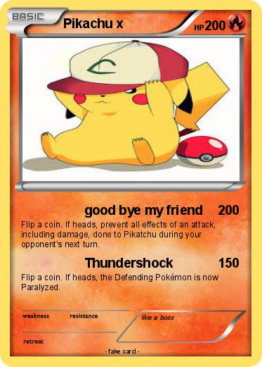 Pokemon Pikachu x