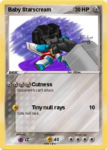 Pokemon Baby Starscream