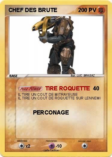Pokemon CHEF DES BRUTE