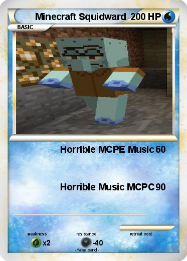 Pokemon Minecraft Squidward