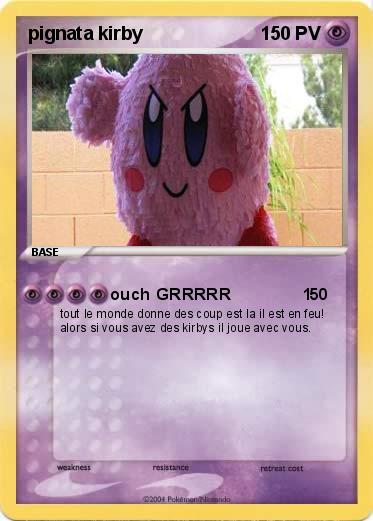 Pokemon pignata kirby 