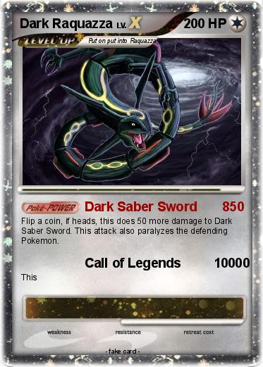 Pokemon Dark Raquazza