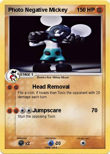 Pokemon Photo Negative Mickey