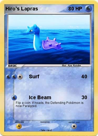 Pokemon Hiro's Lapras