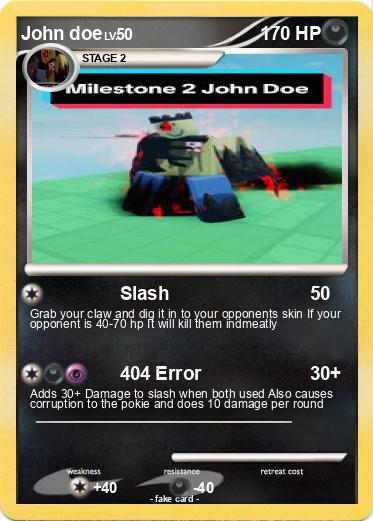 Pokemon John doe