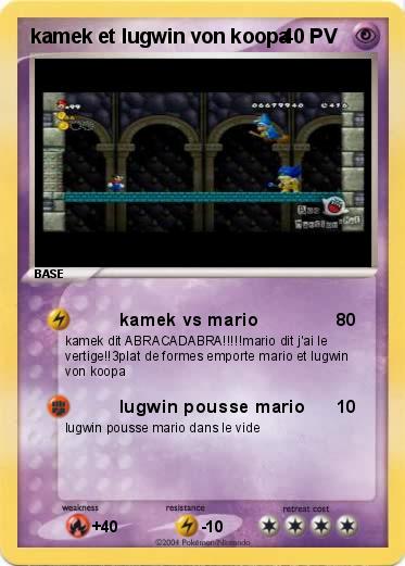 Pokemon kamek et lugwin von koopa