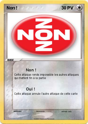 Pokemon Non !