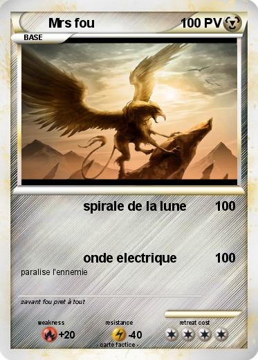 Pokemon Mrs fou