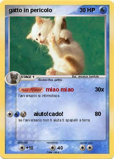 Pokemon gatto in pericolo
