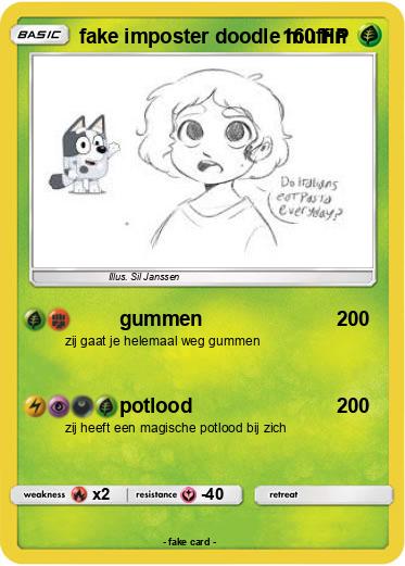 Pokemon fake imposter doodle muffin