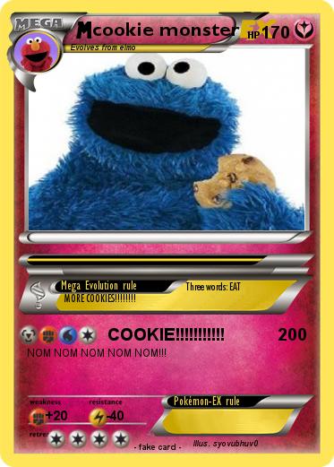 Pokemon cookie monster