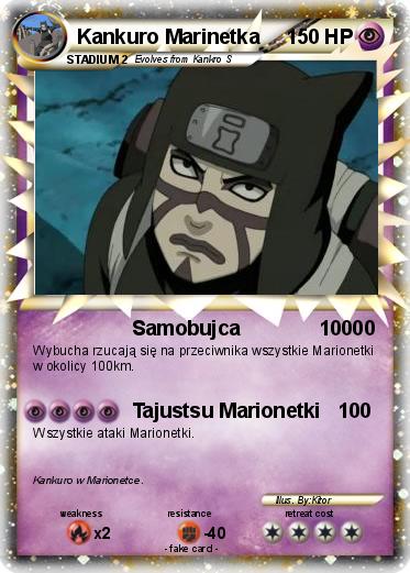 Pokemon Kankuro Marinetka