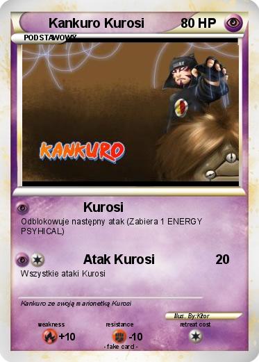 Pokemon Kankuro Kurosi