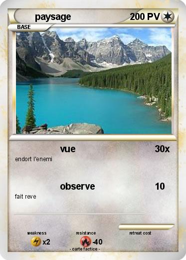 Pokemon paysage