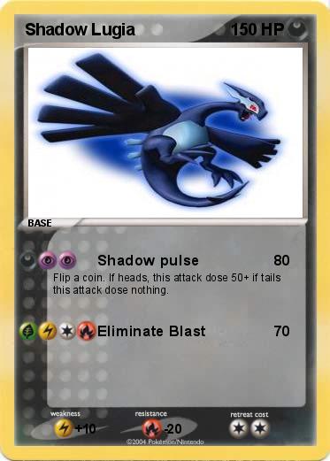 Pokemon Shadow Lugia