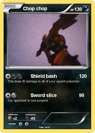 Pokemon Chop chop