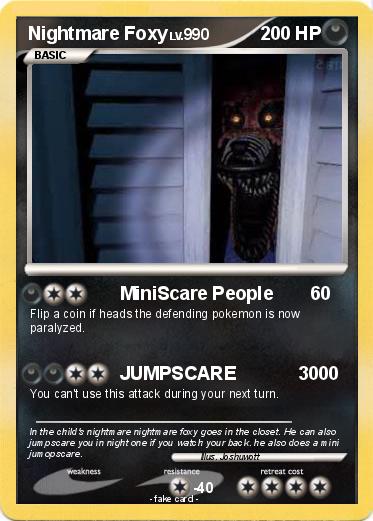 Pokemon Nightmare Foxy