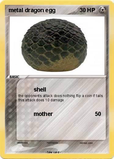 Pokemon metal dragon egg