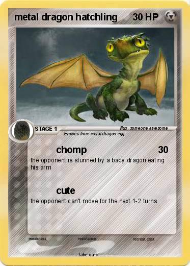 Pokemon metal dragon hatchling
