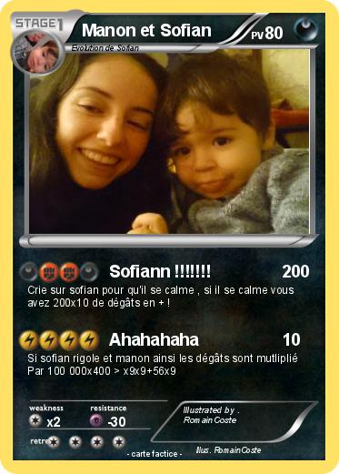 Pokemon Manon et Sofian