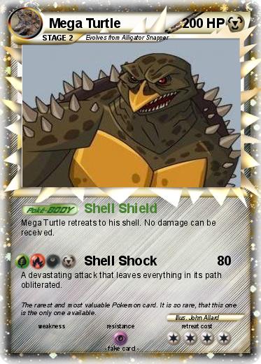 Pokemon Mega Turtle