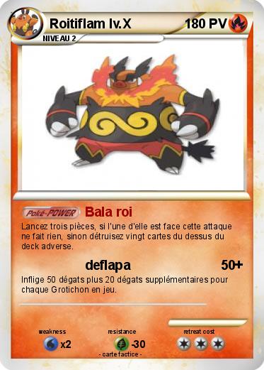 Pokemon Roitiflam lv.X