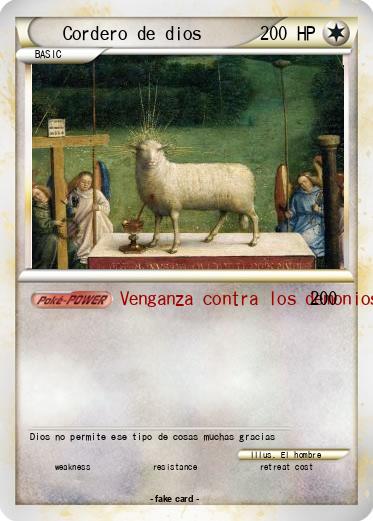 Pokemon Cordero de dios