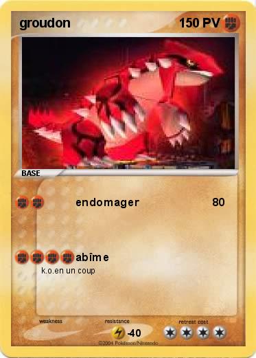 Pokemon groudon