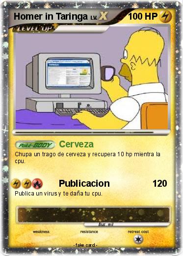 Pokemon Homer in Taringa