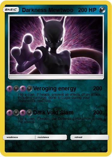 Pokemon Darkness Mewtwoo