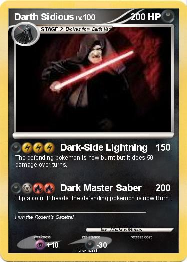 Pokemon Darth Sidious