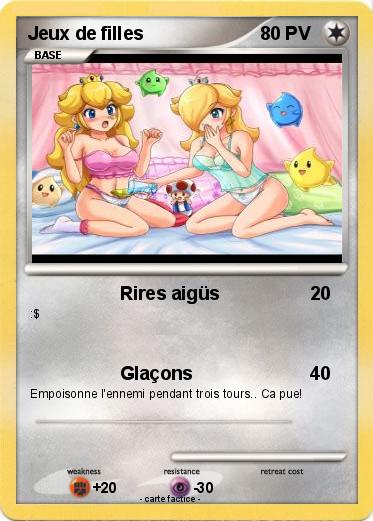 Pokemon Jeux de filles