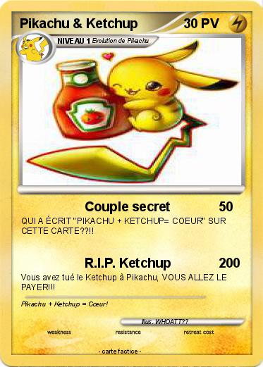 Pokemon Pikachu & Ketchup