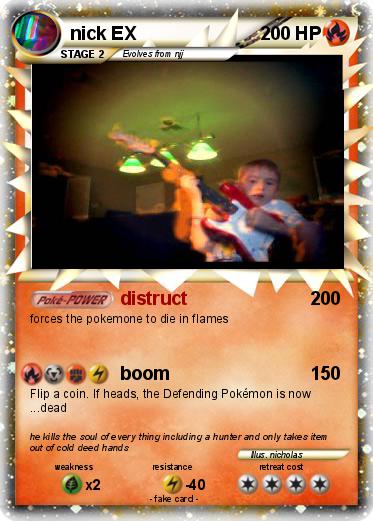Pokemon nick EX