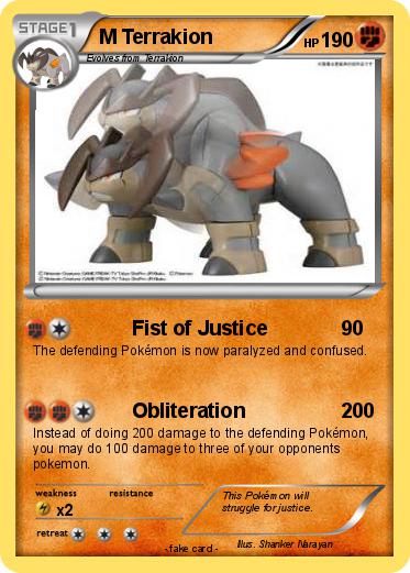 Pokemon M Terrakion