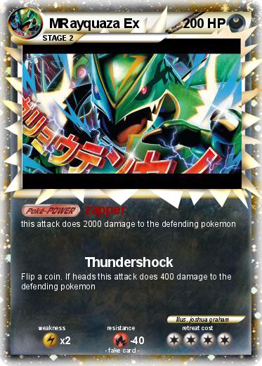 Pokemon MRayquaza Ex