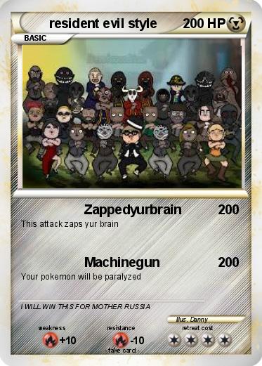 Pokemon resident evil style