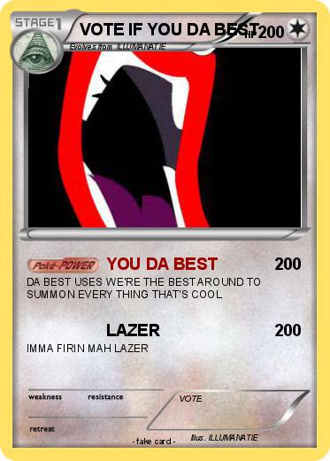 Pokemon VOTE IF YOU DA BEST