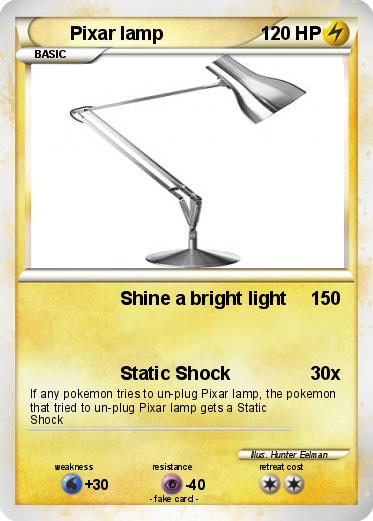 Pokemon Pixar lamp