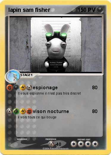 Pokemon lapin sam fisher 