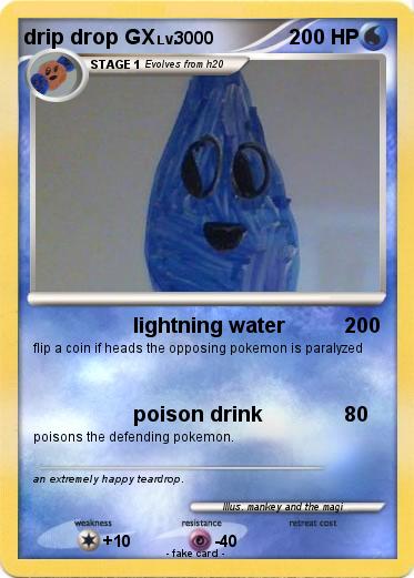 Pokemon drip drop GX