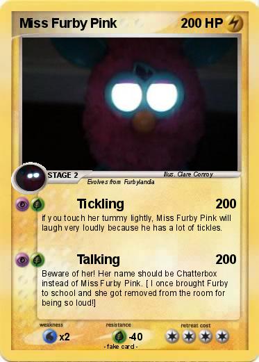 Pokemon Miss Furby Pink