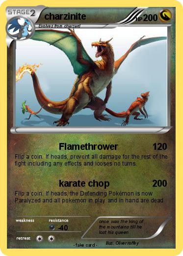 Pokemon charzinite