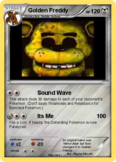 Pokemon Golden Freddy
