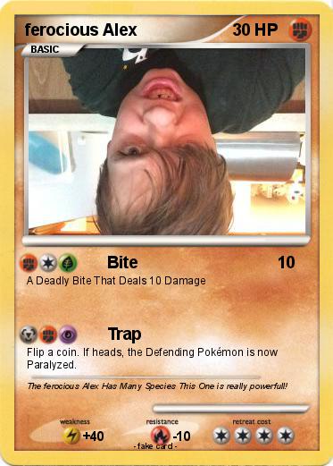 Pokemon ferocious Alex
